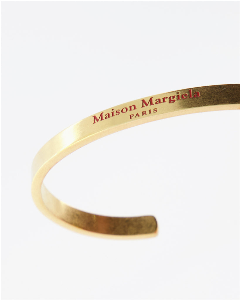 Maison Margiela, gold cuff bracelet, luxury jewelry, women's bracelet, elegant accessory