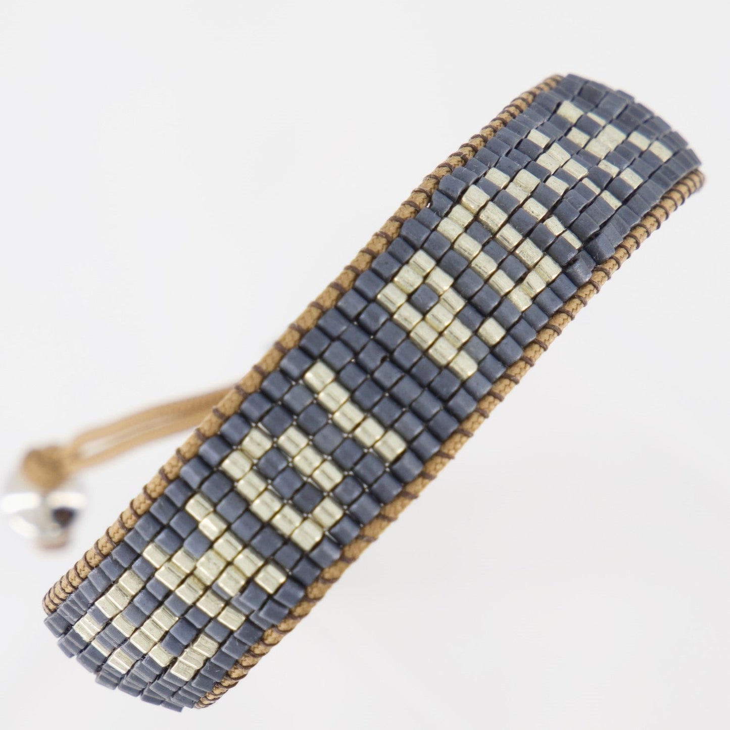 Fendi, Blue Bead Bracelet, Men's Luxury Bracelet, Signature Bracelet, High-end Men's Accessories