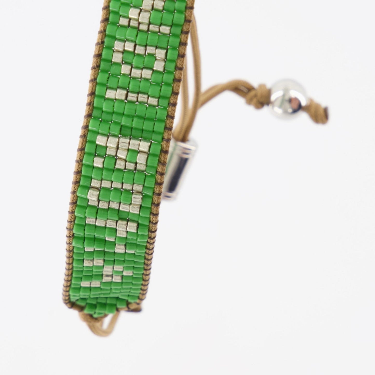 Fendi, men's green bracelet, luxury accessories, designer bracelet, Fendi jewelry