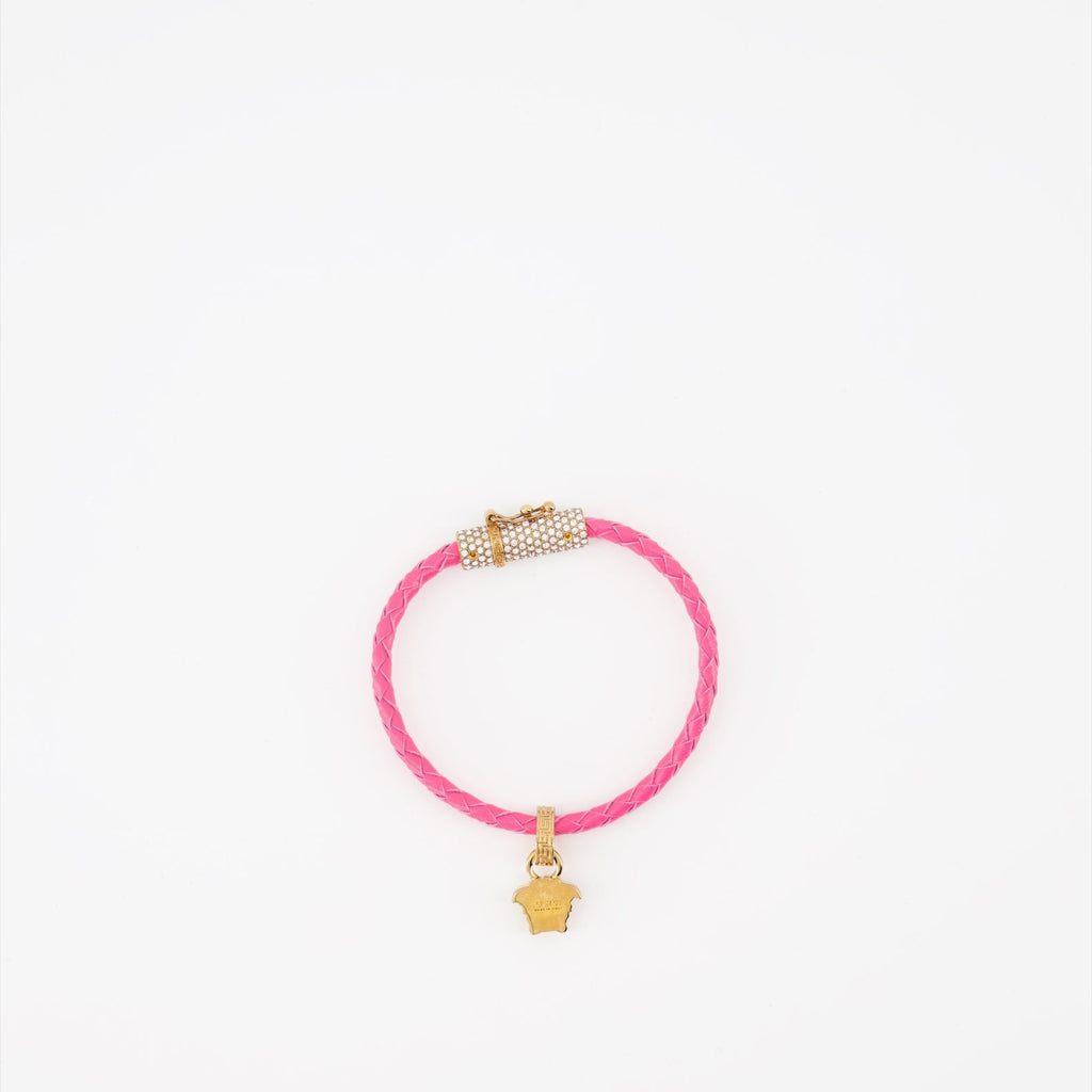 Versace, Medusa bracelet, rose gold bracelet, luxury accessories, women's high-end jewelry