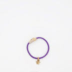 Versace bracelet, Medusa braided bracelet, luxury women's accessories, high-end fashion, violet bracelet