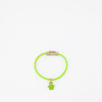 Versace bracelet, Medusa bracelet, women's luxury bracelet, green braided bracelet, high-end accessories