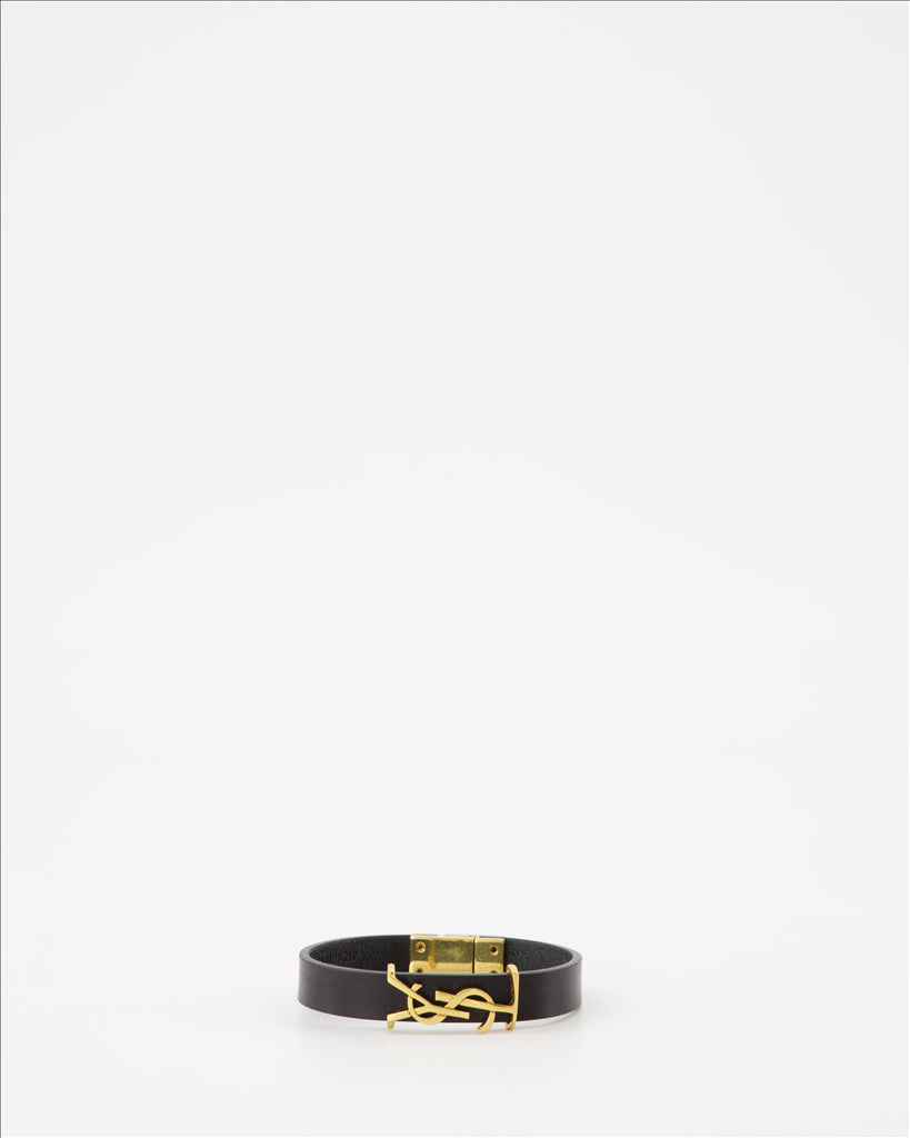 YSL bracelet, Saint Laurent jewelry, luxury men's accessories, gold bracelet, designer men's bracelet