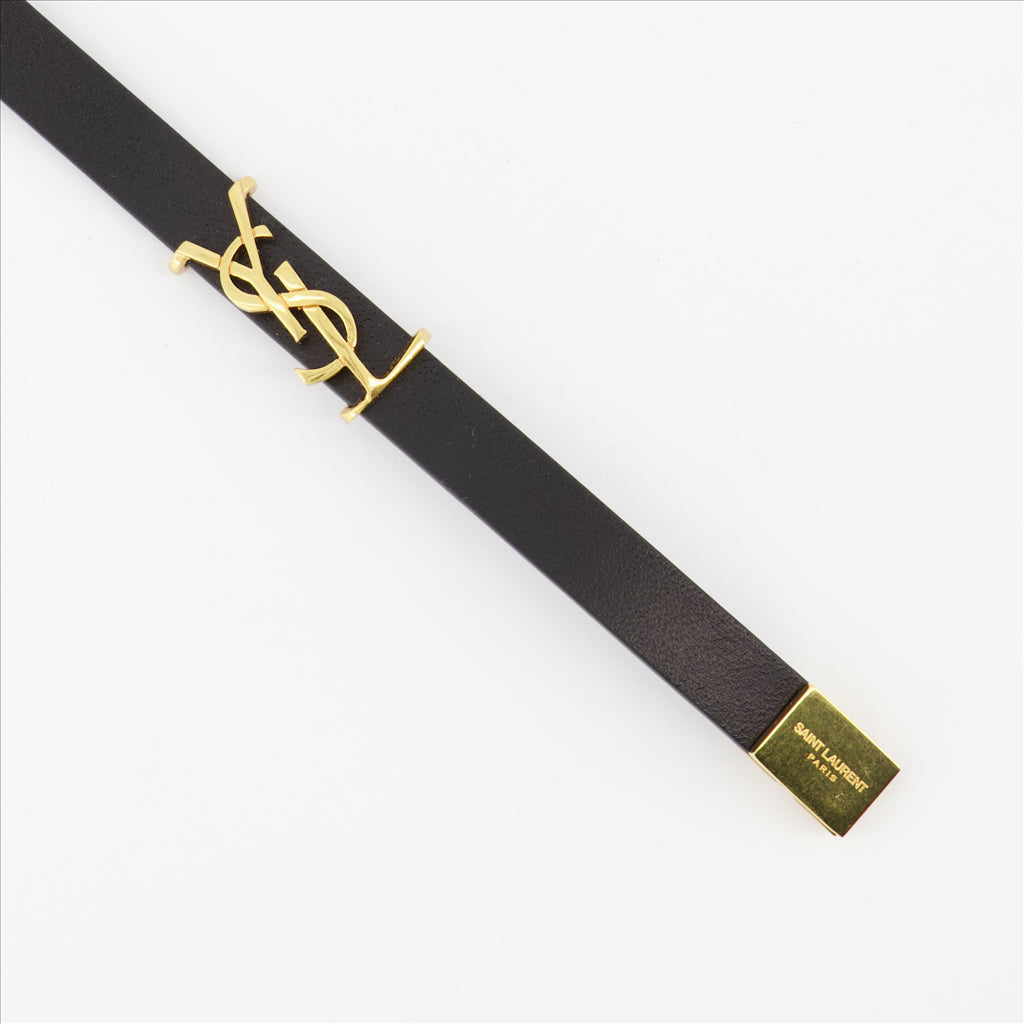 YSL bracelet, Saint Laurent jewelry, luxury men's accessories, gold bracelet, designer men's bracelet