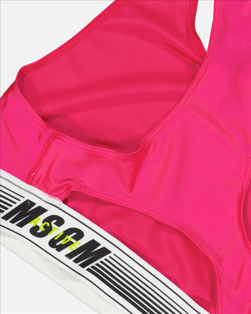 Sports Bra, MSGM Active, Women's Apparel, Comfort, Elegant Design