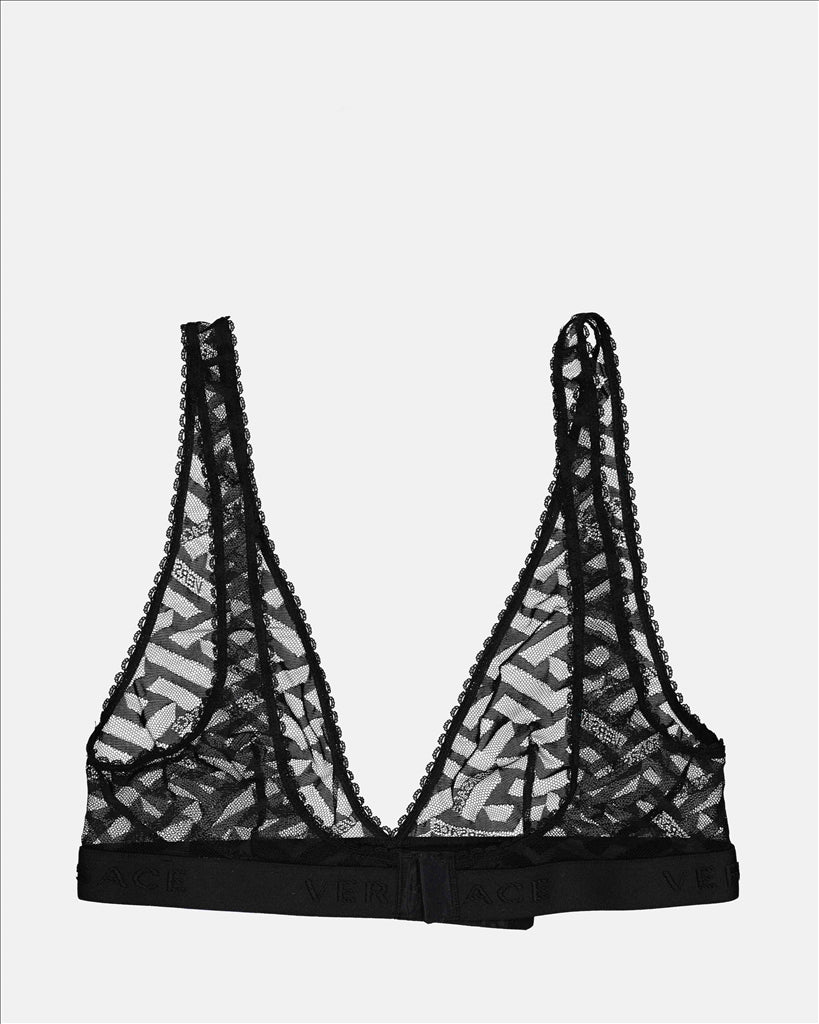 Versace, Brassière Greca, Luxury lingerie, Women's fashion, High-end bra