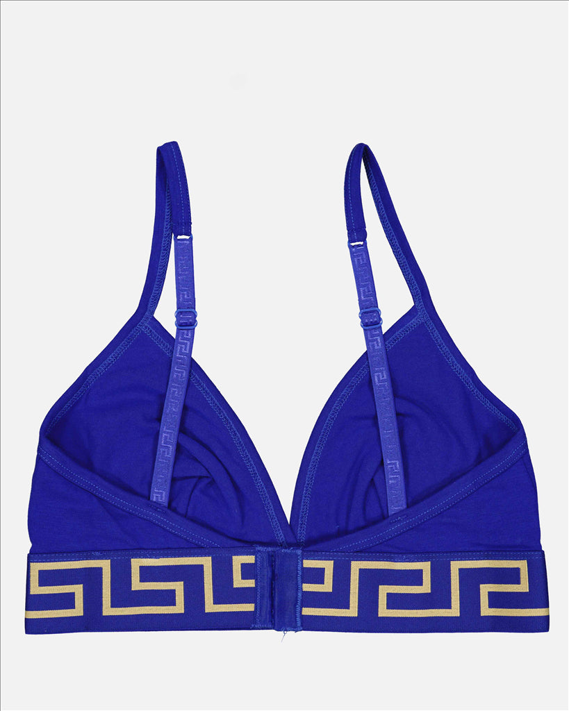 Versace, Bralette, Blue, Luxury, Women