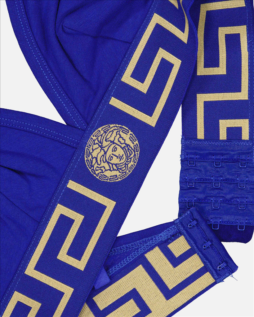 Versace, Bralette, Blue, Luxury, Women