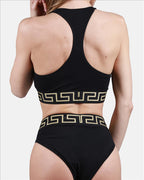 Versace Bra, Medusa Greca, Luxury Lingerie, Women's Brassiere, High-End Fashion