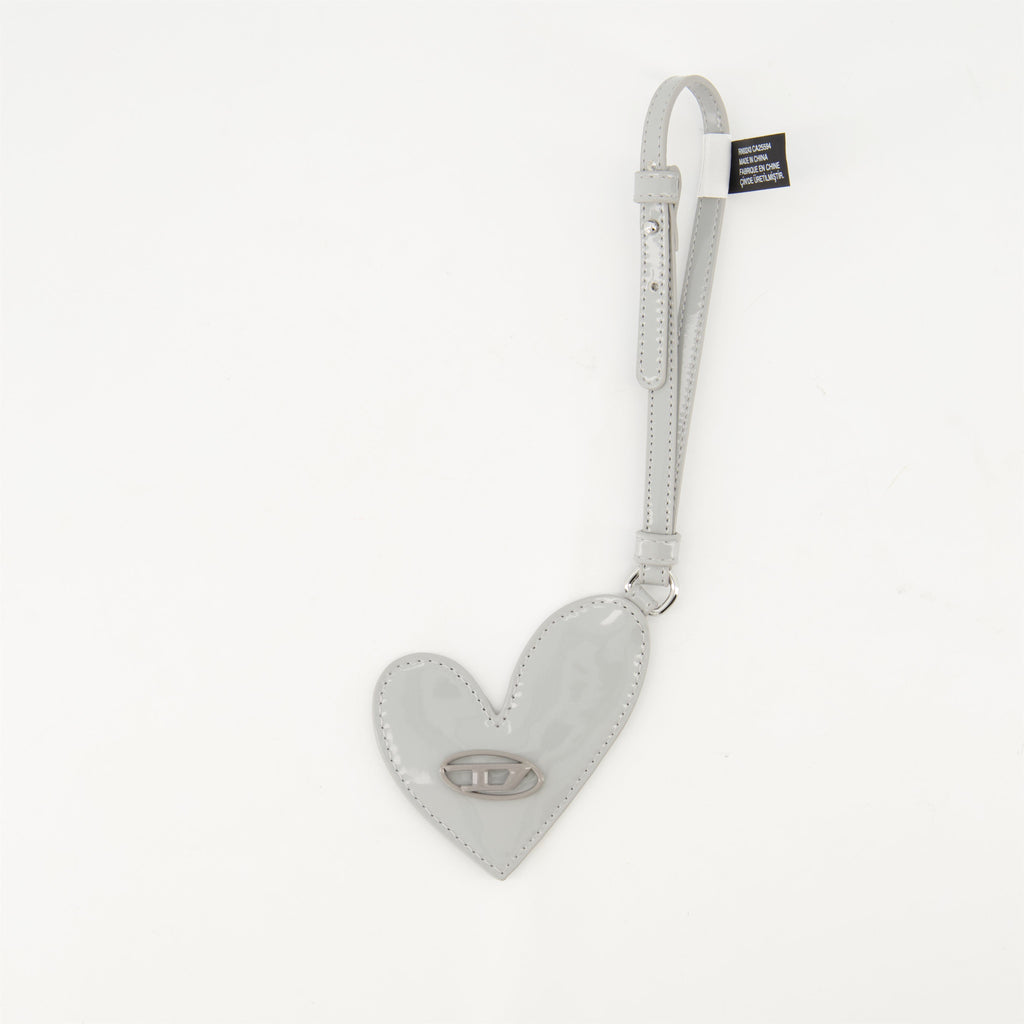 Diesel keychain, grey keychain, heart keychain, Play Mirror keychain, women’s accessories