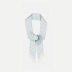 Silk bandeau, Givenchy silk, blue and white accessories, Autumn-Winter 2024, luxury women’s accessories