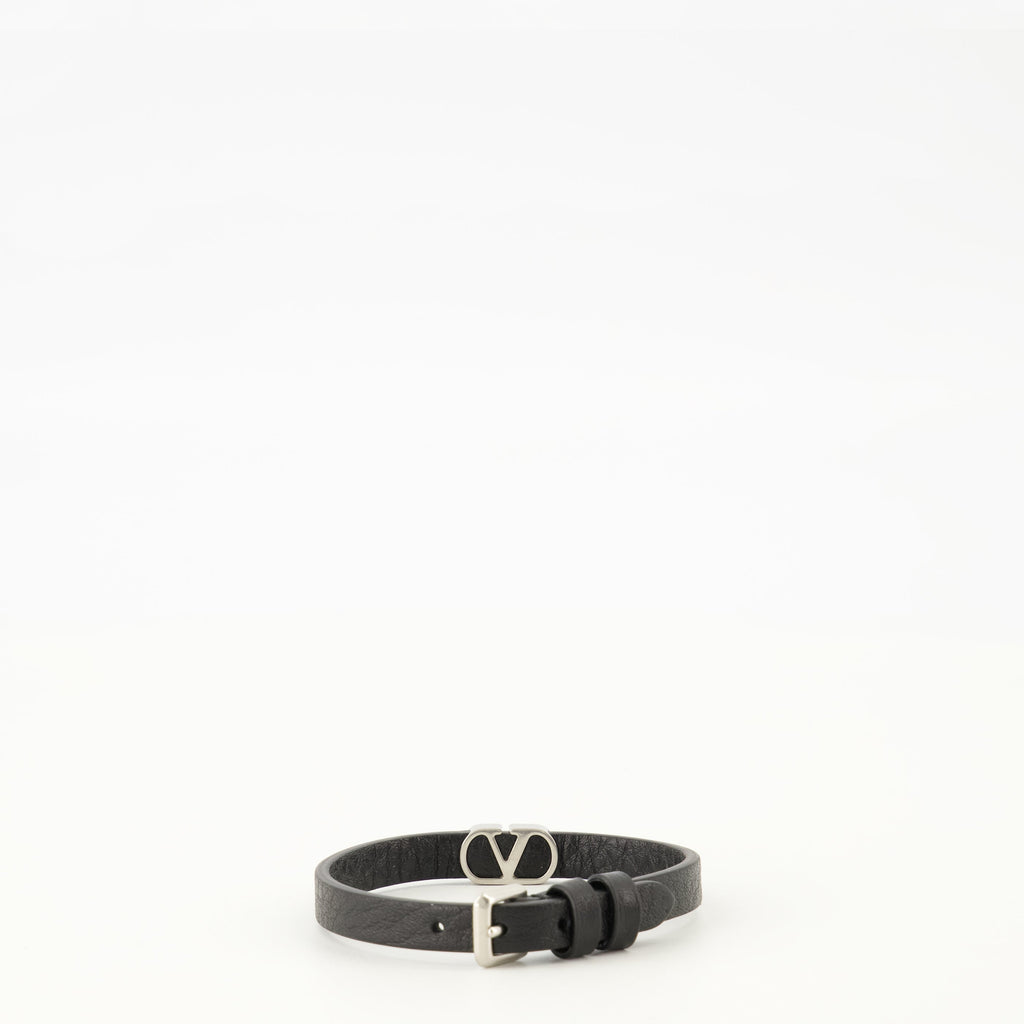Vlogo Leather Bracelet