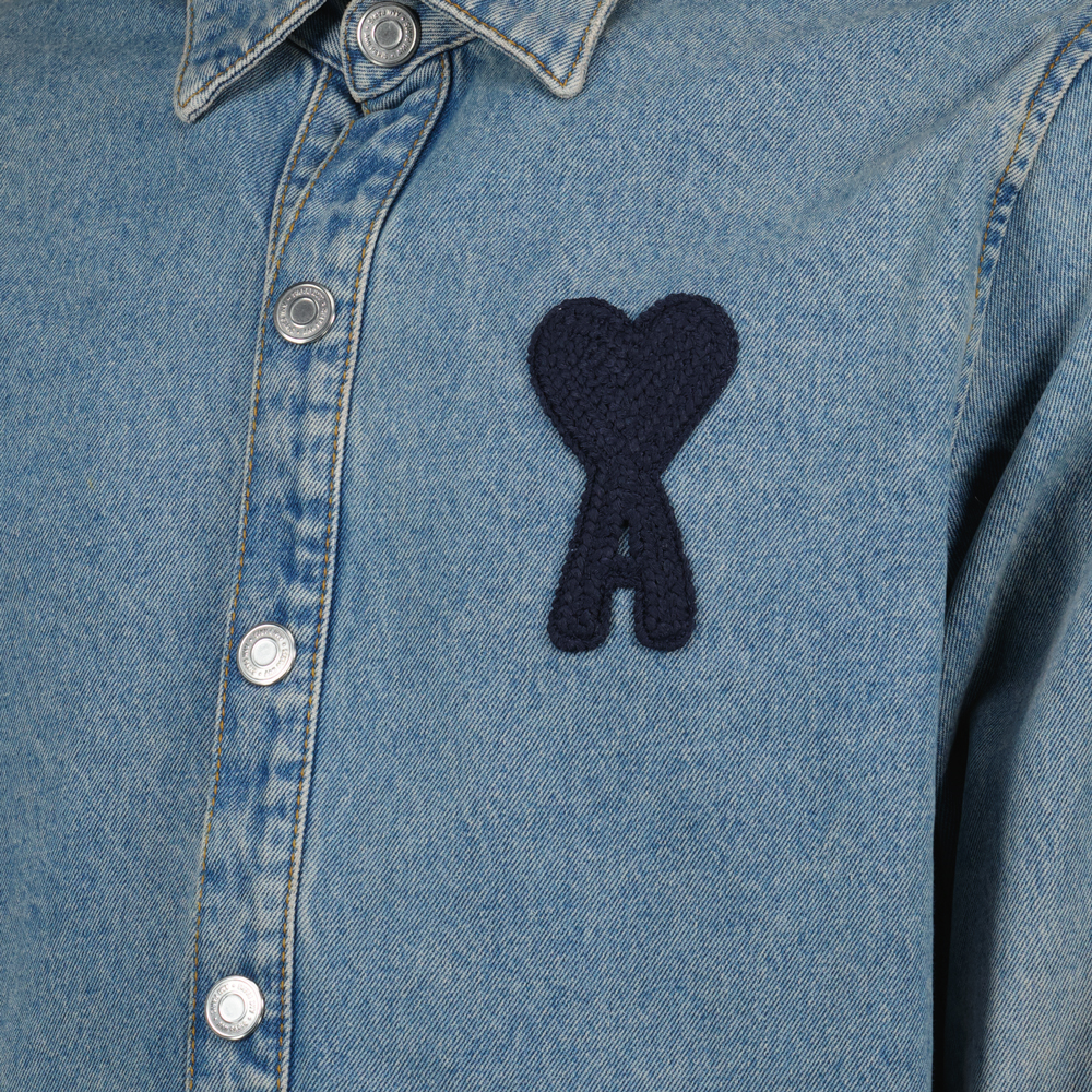 denim shirt, Ami de Coeur, blue shirt, casual wear, Spring-Summer 2025