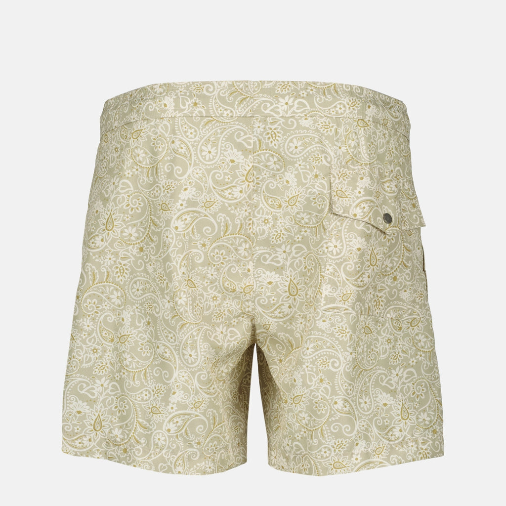 Image of Maillot de bain imprimé cachemire by Moncler for Men - Season Spring-Summer 2026 - Back View