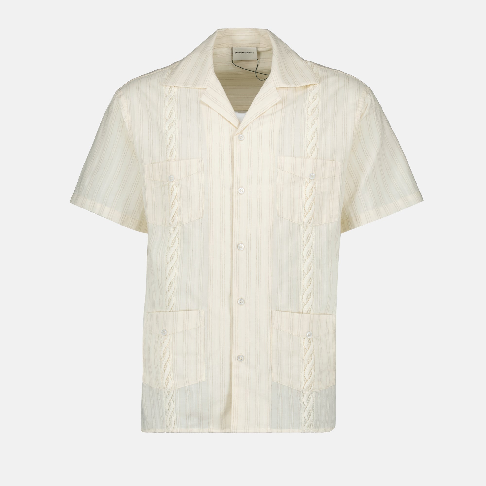 Beige Cuban Shirt