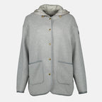 Moncler Reposse jacket, 3-in-1 down jacket, wool and cashmere jacket, black down jacket, detachable vest
