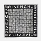 silk scarf, Givenchy scarf, 4G motif, designer accessories, luxury scarf
