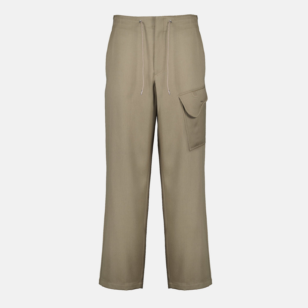 Image of Dior Beige Cargo Pants by Dior for Men - Season Spring-Summer 2026 - Front View