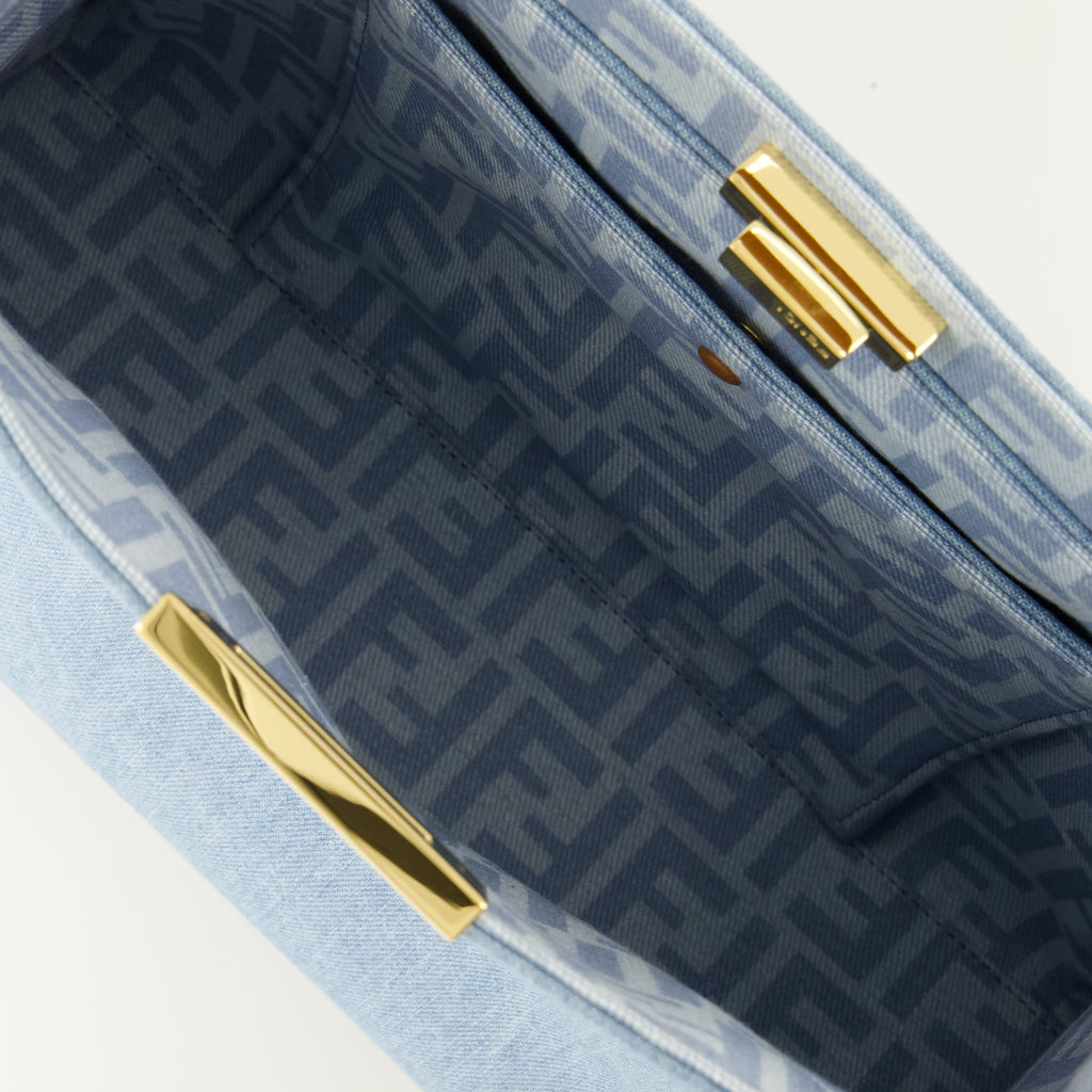 Bolso Way Medium de denim azul