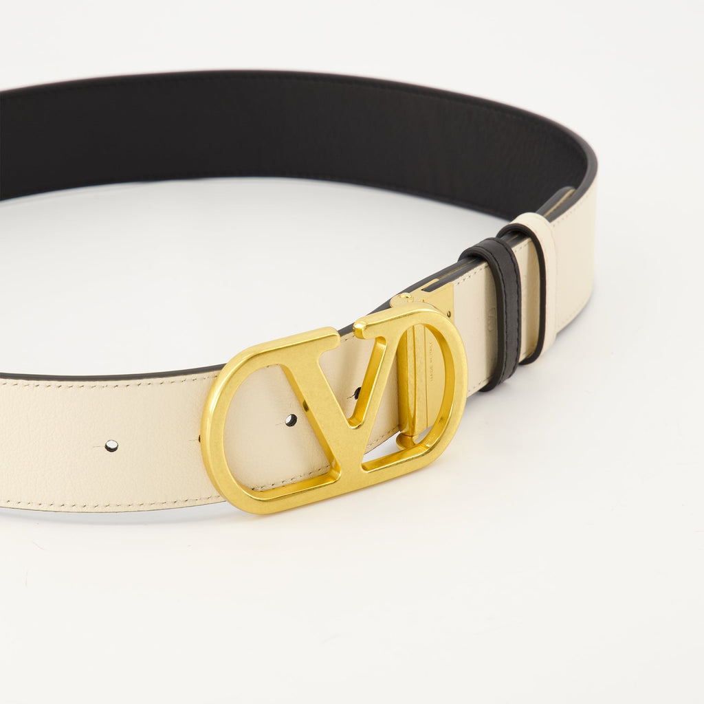 Valentino belt, VLogo belt, reversible belt, luxury accessories, calfskin leather belt