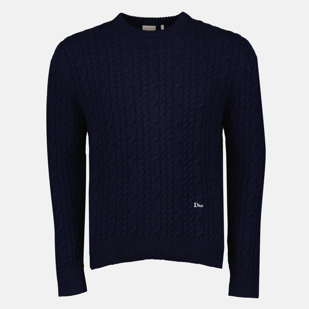 Navy Blue Knit Sweater