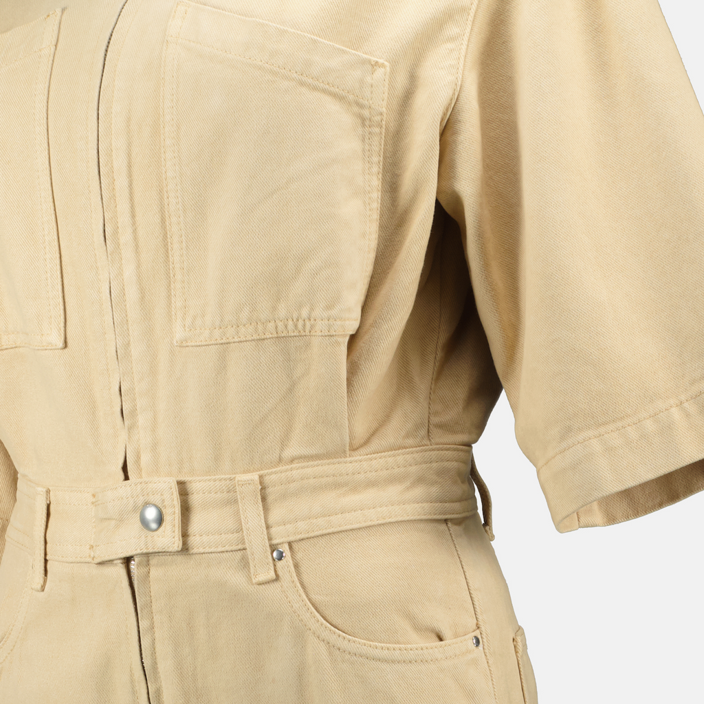 Image de la combinaison beige Mania par Iro pour femmes - Saison Printemps-Été 2025 - Détail 1