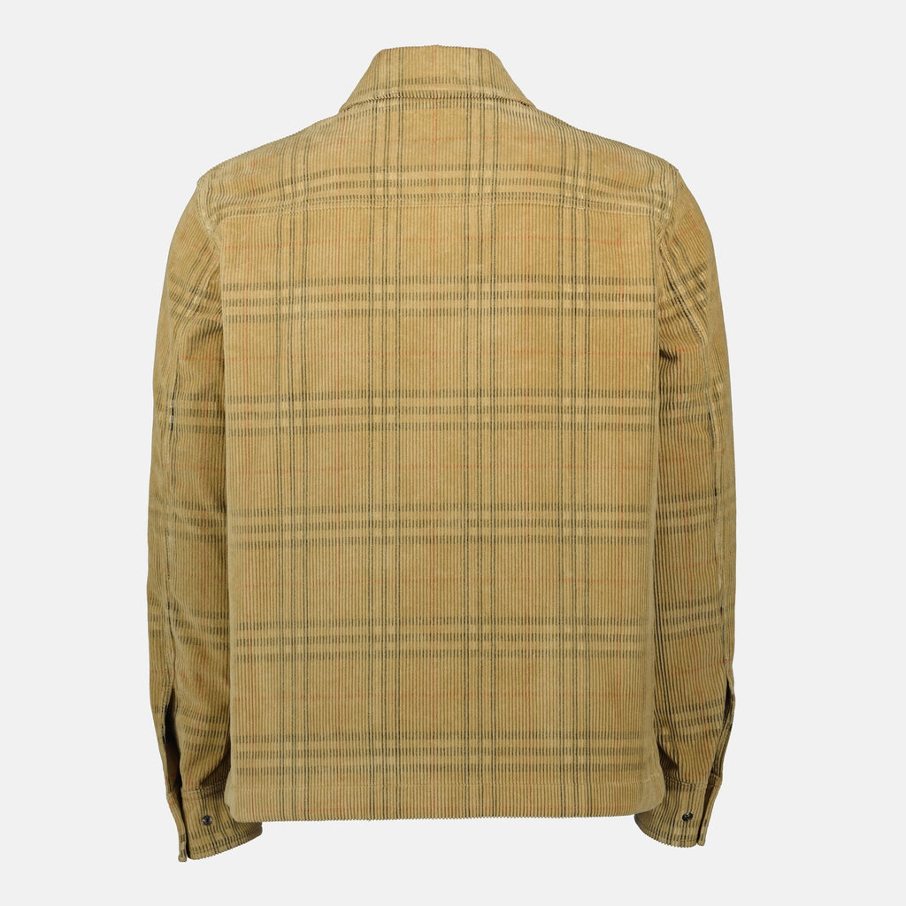 Burberry jacket, corduroy jacket, check pattern jacket, men's outerwear, Autumn-Winter collection