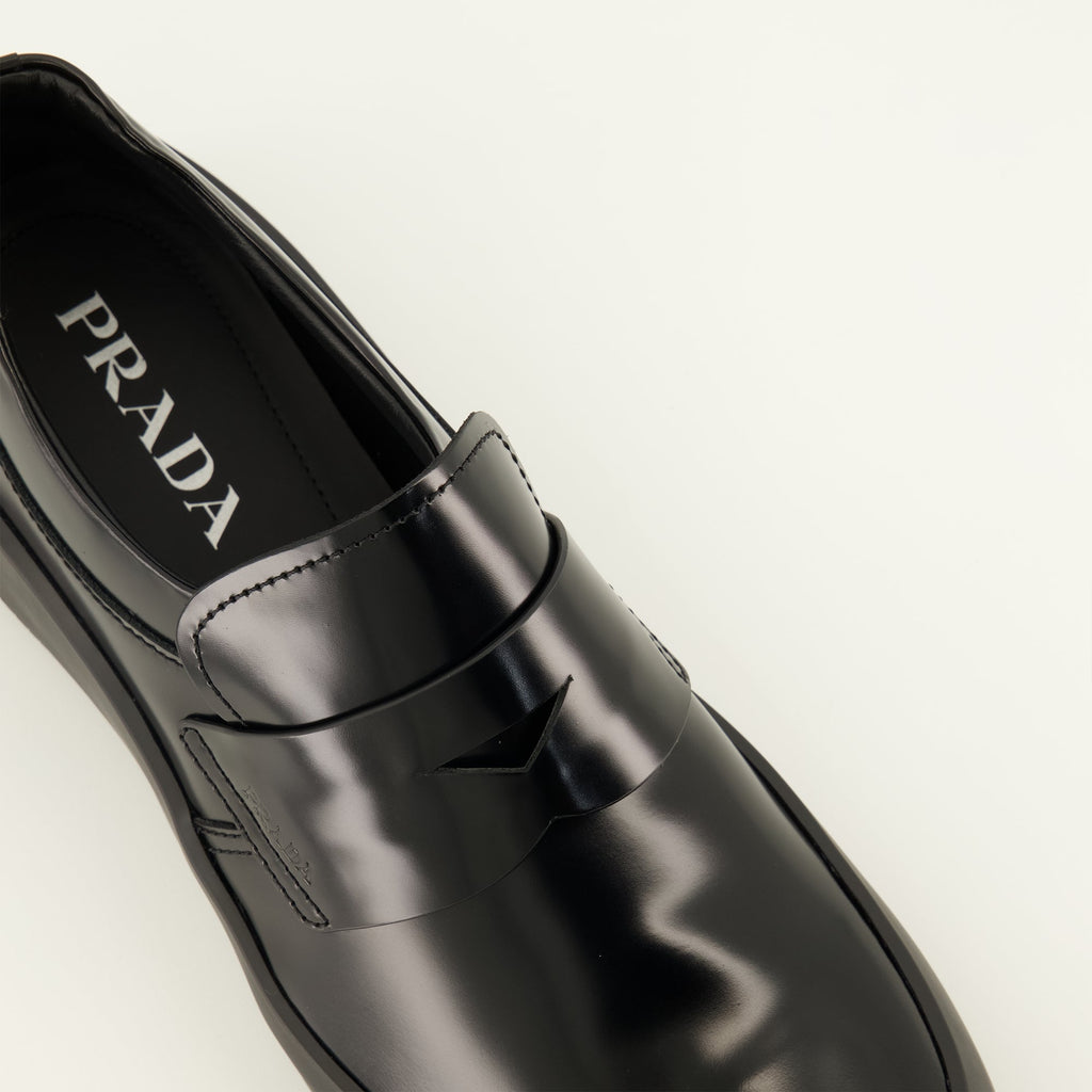 Mocassins en Cuir Brossé