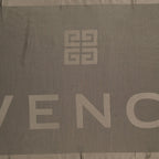 4G scarf, Givenchy scarf, silk wool scarf, luxury accessory, brown scarf