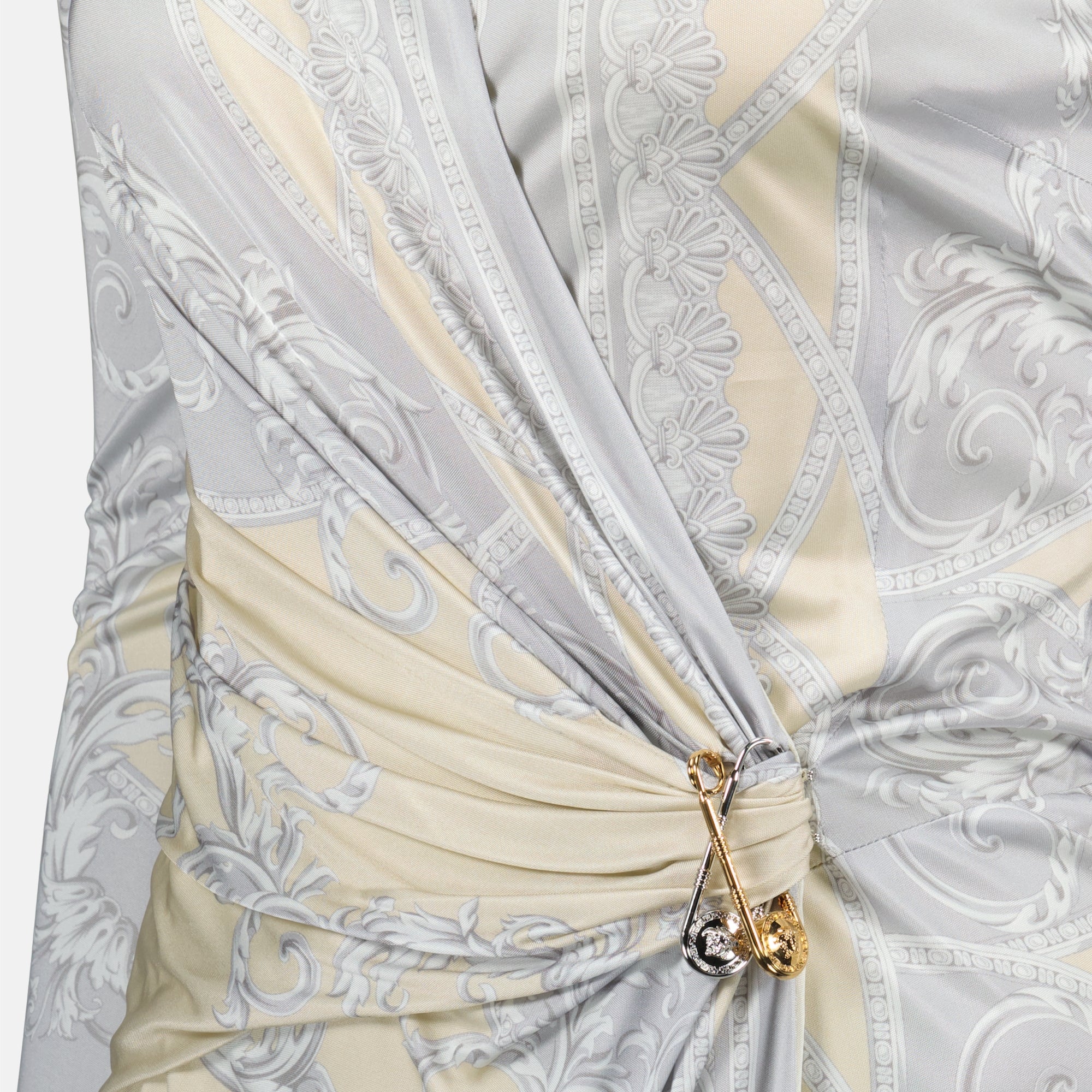 Robe Drapée en Viscose