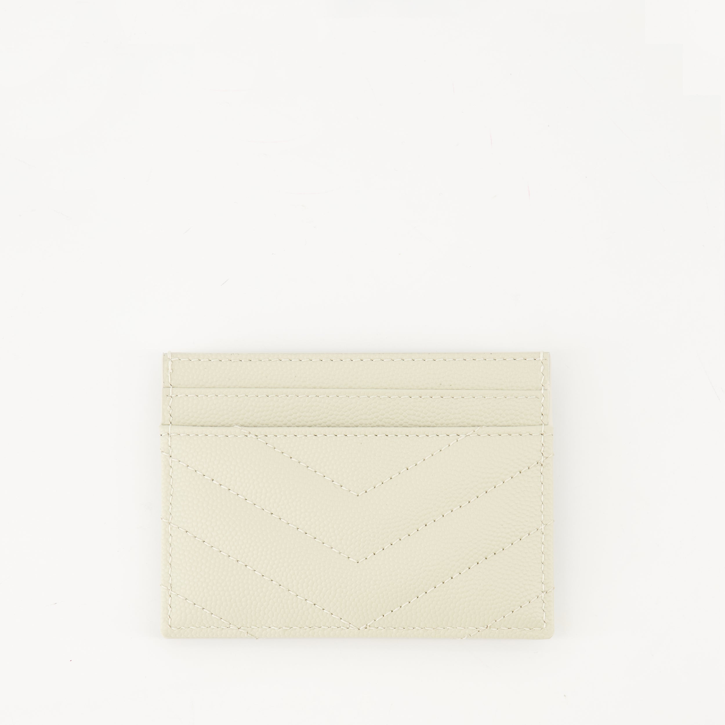 Cassandre cardholder, Saint Laurent cardholder, grained leather wallet, designer cardholder, luxury accessories