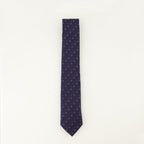 Dior tie, Oblique Revival tie, navy silk tie, designer accessories, luxury ties