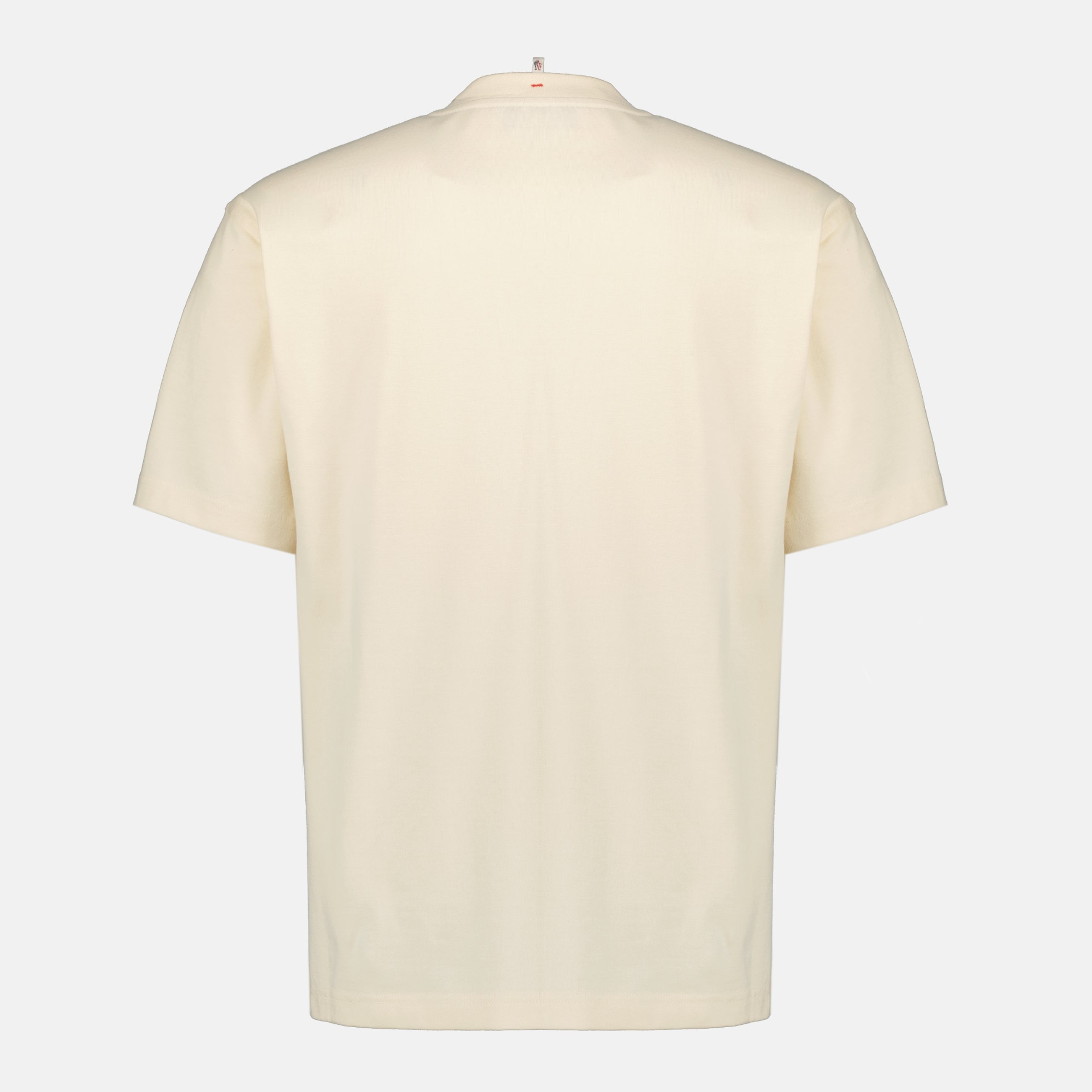 T-shirt avec poche en denim blanc - Moncler Grenoble - Men | WE IN 