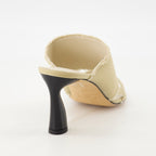 mules, Garnett, beige canvas, Spring-Summer collection, women’s footwear