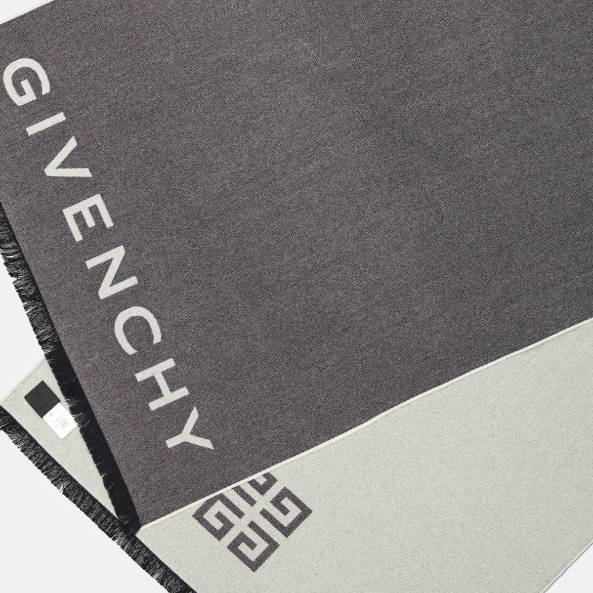 Givenchy scarf, wool scarf, 4G scarf, grey scarf, fashion accessories