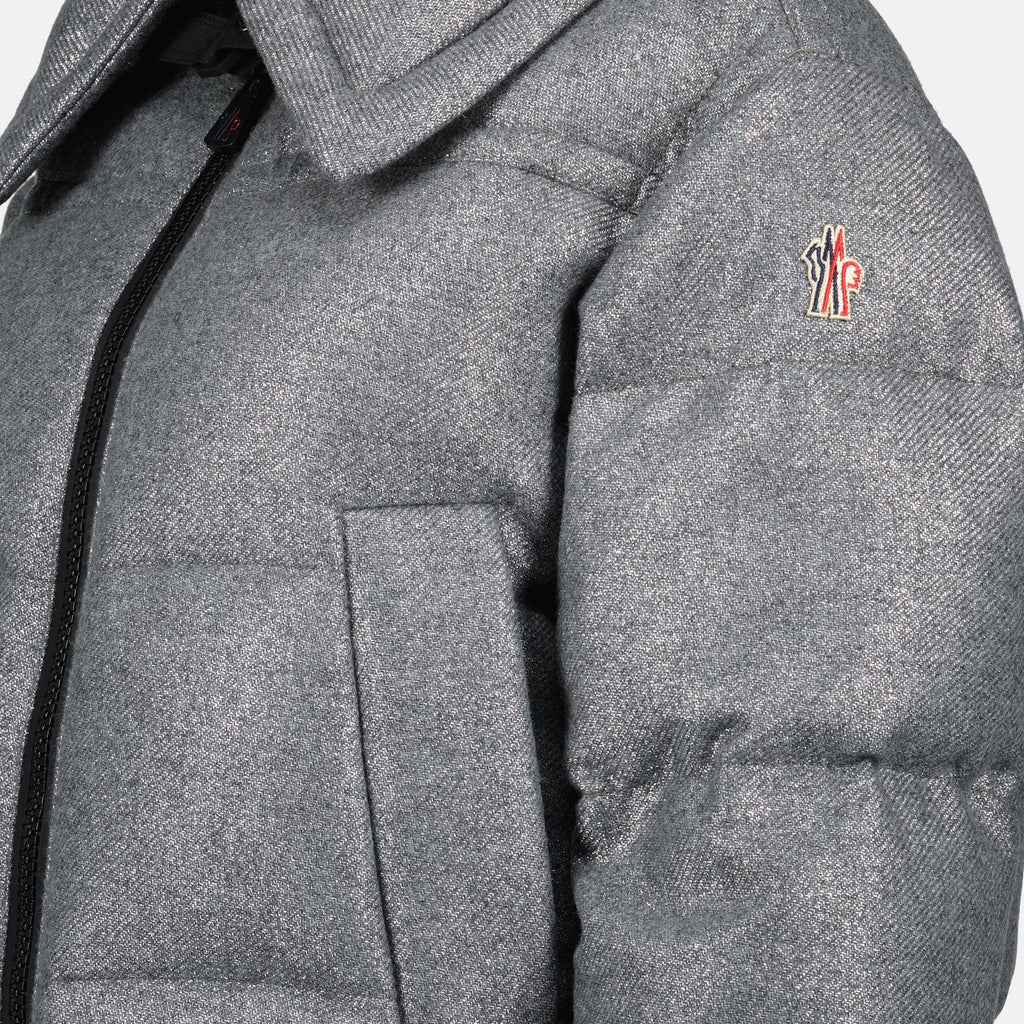 down jacket, Moncler Grenoble, metallic wool, water-resistant pockets, Autumn-Winter collection