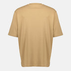 Bild eines braunen Baumwoll-T-Shirts von Ami PARIS für Unisex - Saison Herbst-Winter 2025 - Produktdetailansicht 1