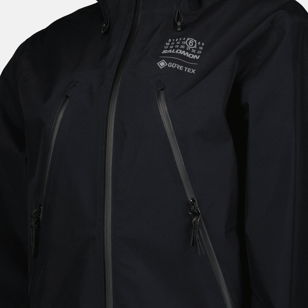 Veste en Nylon Stylée avec Capuche Ajustable