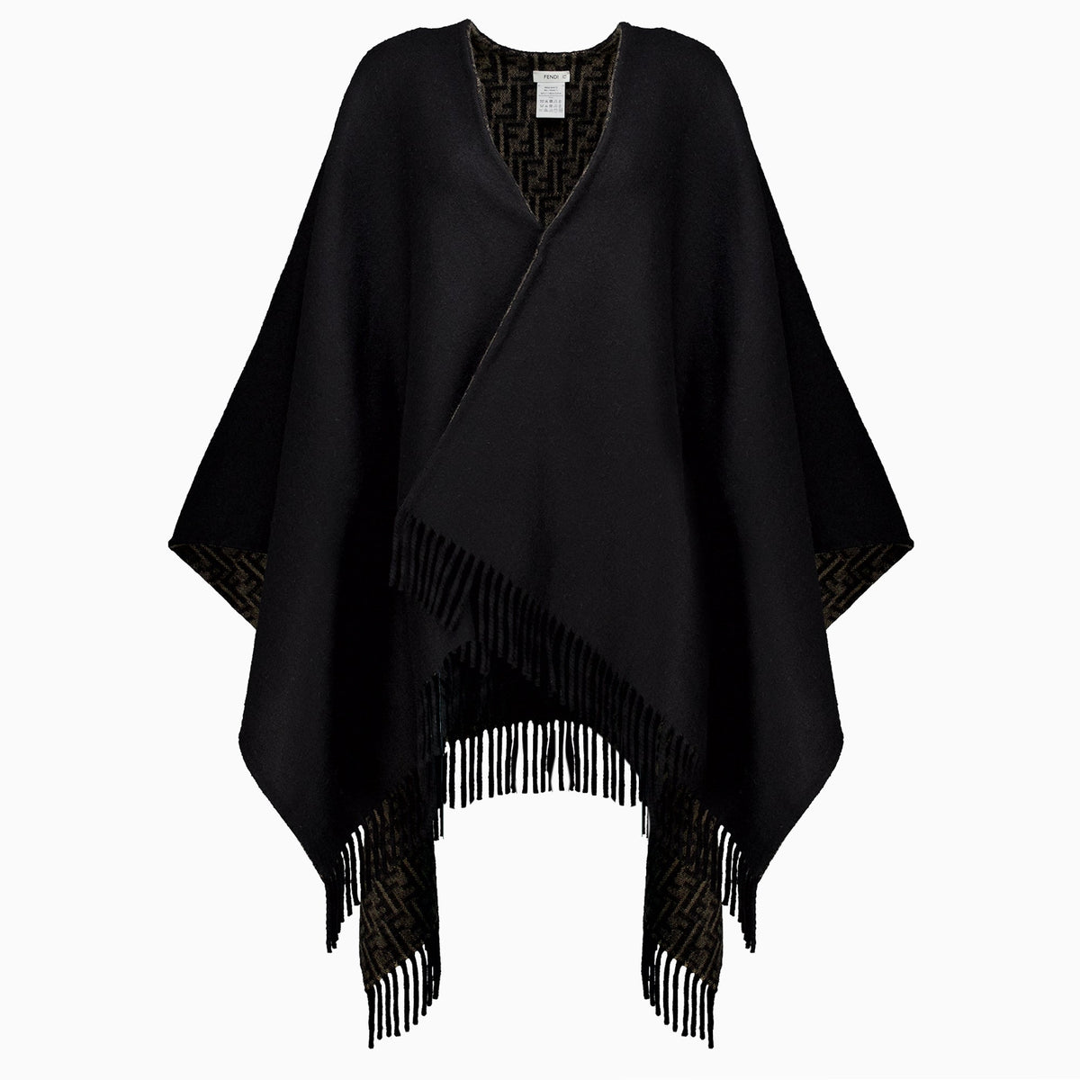 Poncho ff zucca noir