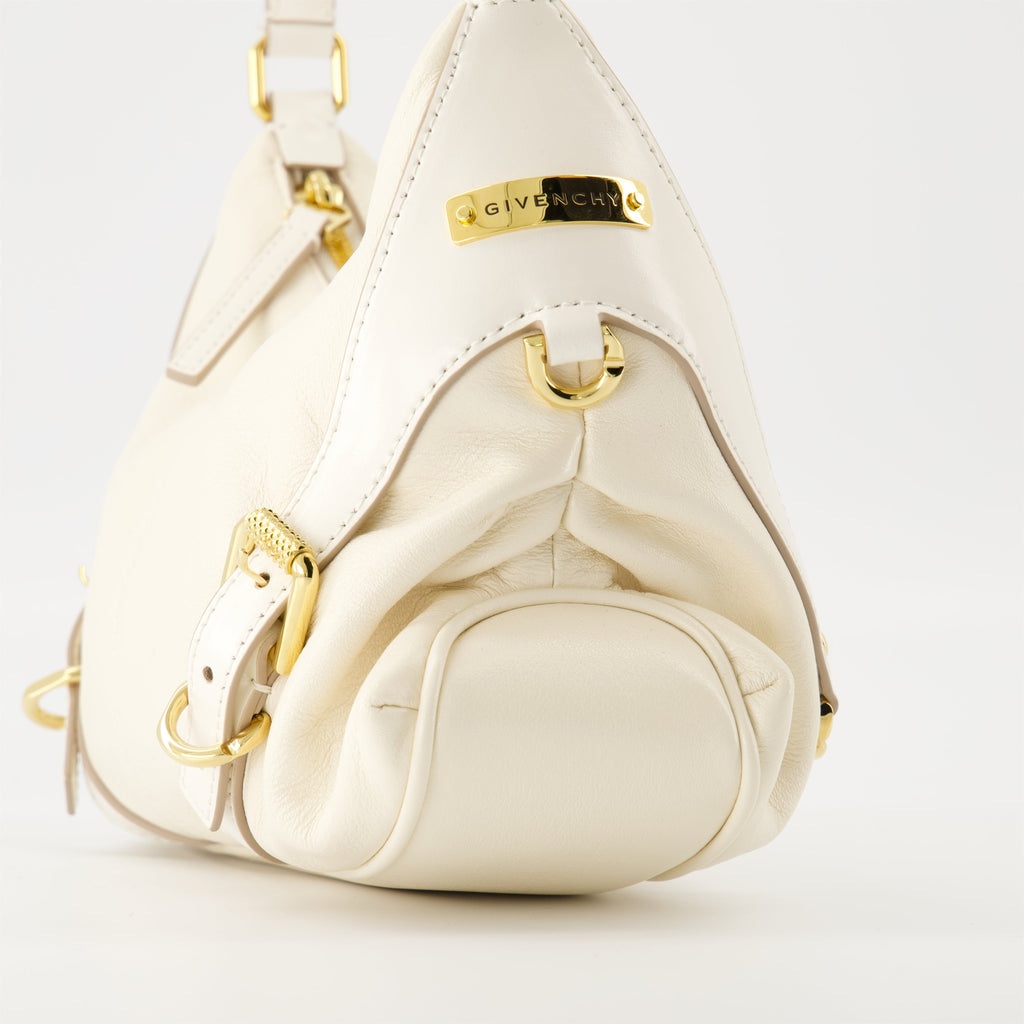 Givenchy, Nano Sac Voyou, white leather bag, luxury handbag, designer accessories