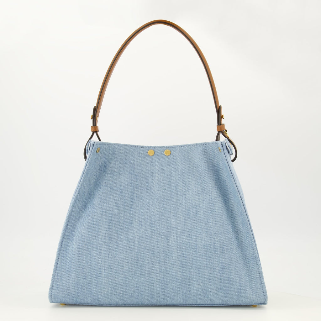 Bolso Way Medium de denim azul