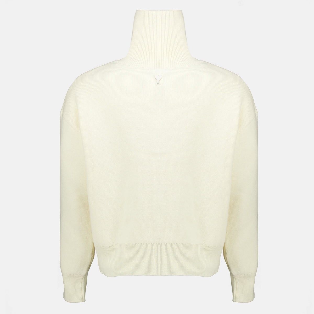 Sweater Branco de Gola Alta