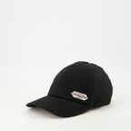 Dior cap, black cotton cap, adjustable strap cap, Dior Oblique cap, elegant baseball cap