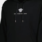 Versace hoodie, Black hoodie, Luxury outerwear, Designer hoodie, Premium cotton hoodie