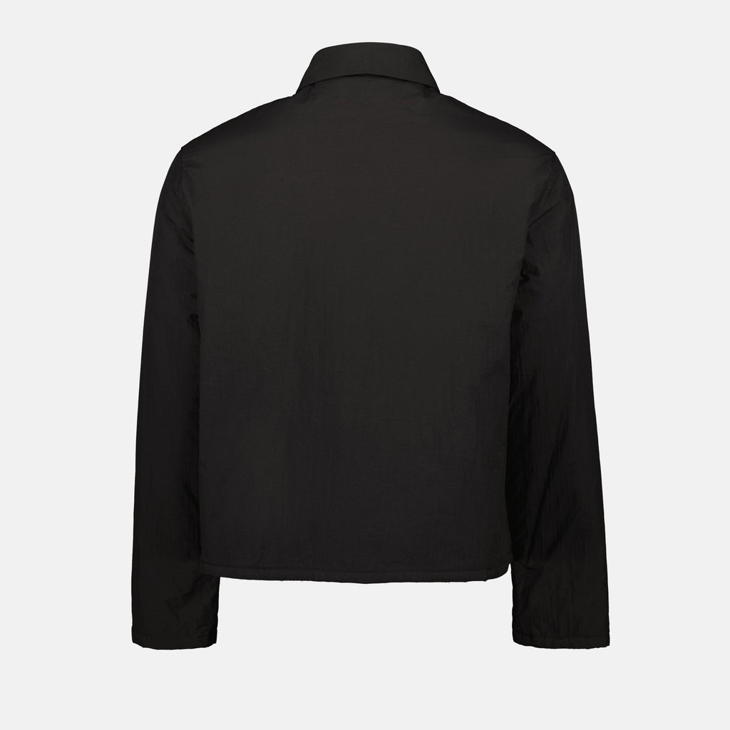 Black Nylon Overshirt