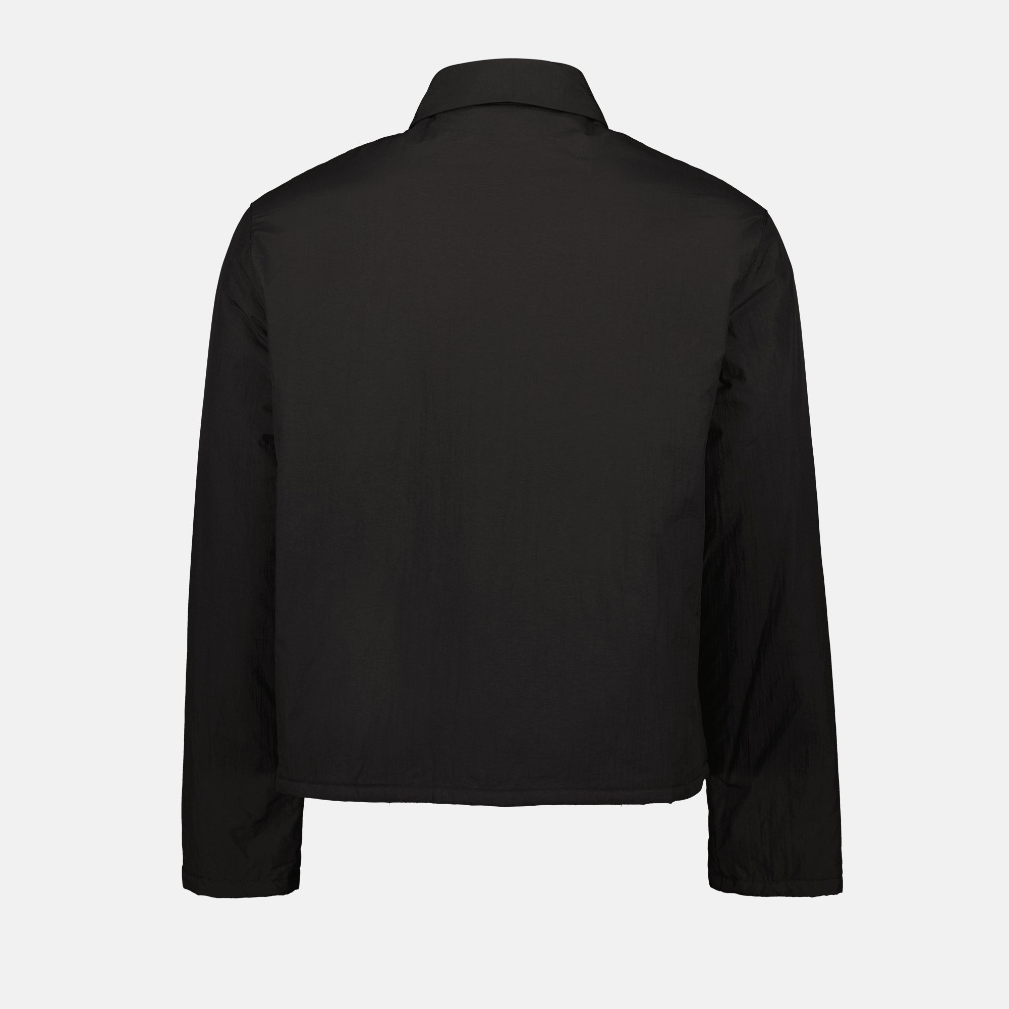 Black Nylon Overshirt