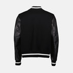 Bild der Varsity Bomberjacke 4G aus Leder und Wolle von Givenchy für Herren - Saison Frühling-Sommer 2025 - Detailansicht 2