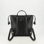 Imagen de mochila de cuero negro de Fendi para mujeres - Temporada Otoño-Invierno 2025 - Vista trasera