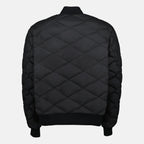 Moncler bomber jacket, down insulation jacket, black bomber coat, men's outerwear, premium polyester jacket