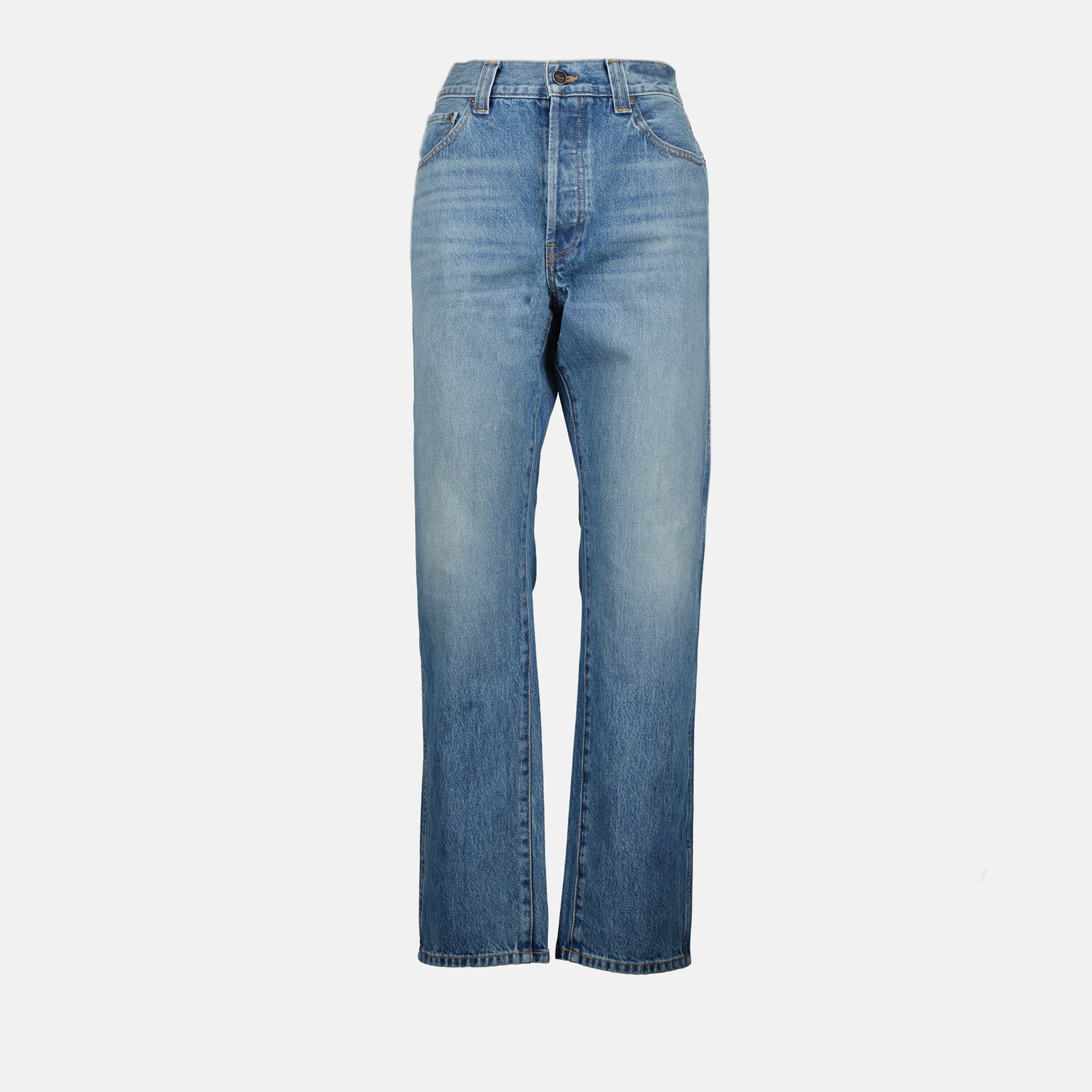 Callum jeans, denim jeans, straight cut jeans, five pocket design, blue denim